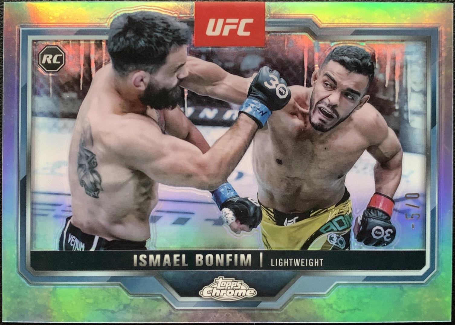Ismael Bonfim 2025 Topps Chrome UFC Base #13 FrozenFractor