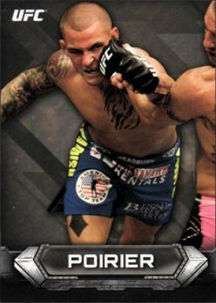 Dustin Poirier 2014 Topps UFC Knockout Base #47 Mat Stock