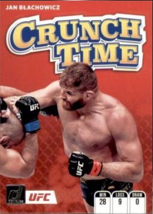 Jan Błachowicz 2022 Panini Donruss UFC Crunch Time #14 Press Proof Black