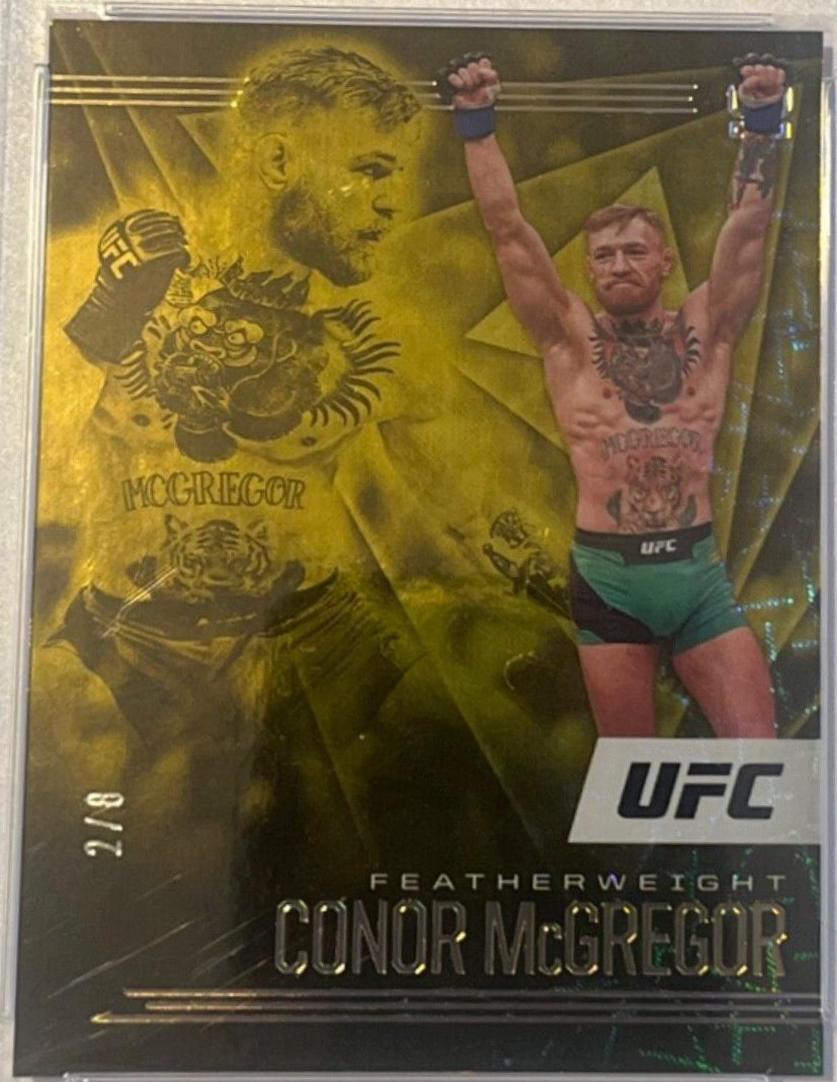 Conor McGregor 2021 Panini Chronicles UFC Base Flux #255 Asia Gold
