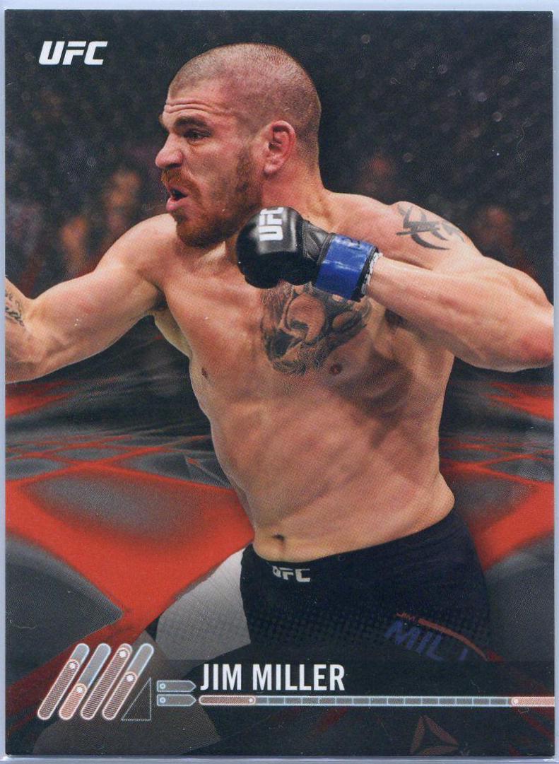 Jim Miller 2017 Topps UFC Knockout Base #52 Red
