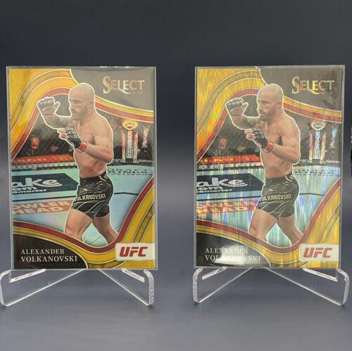 Alexander Volkanovski 2022 Panini Select UFC Octagonside #219 Gold Flash