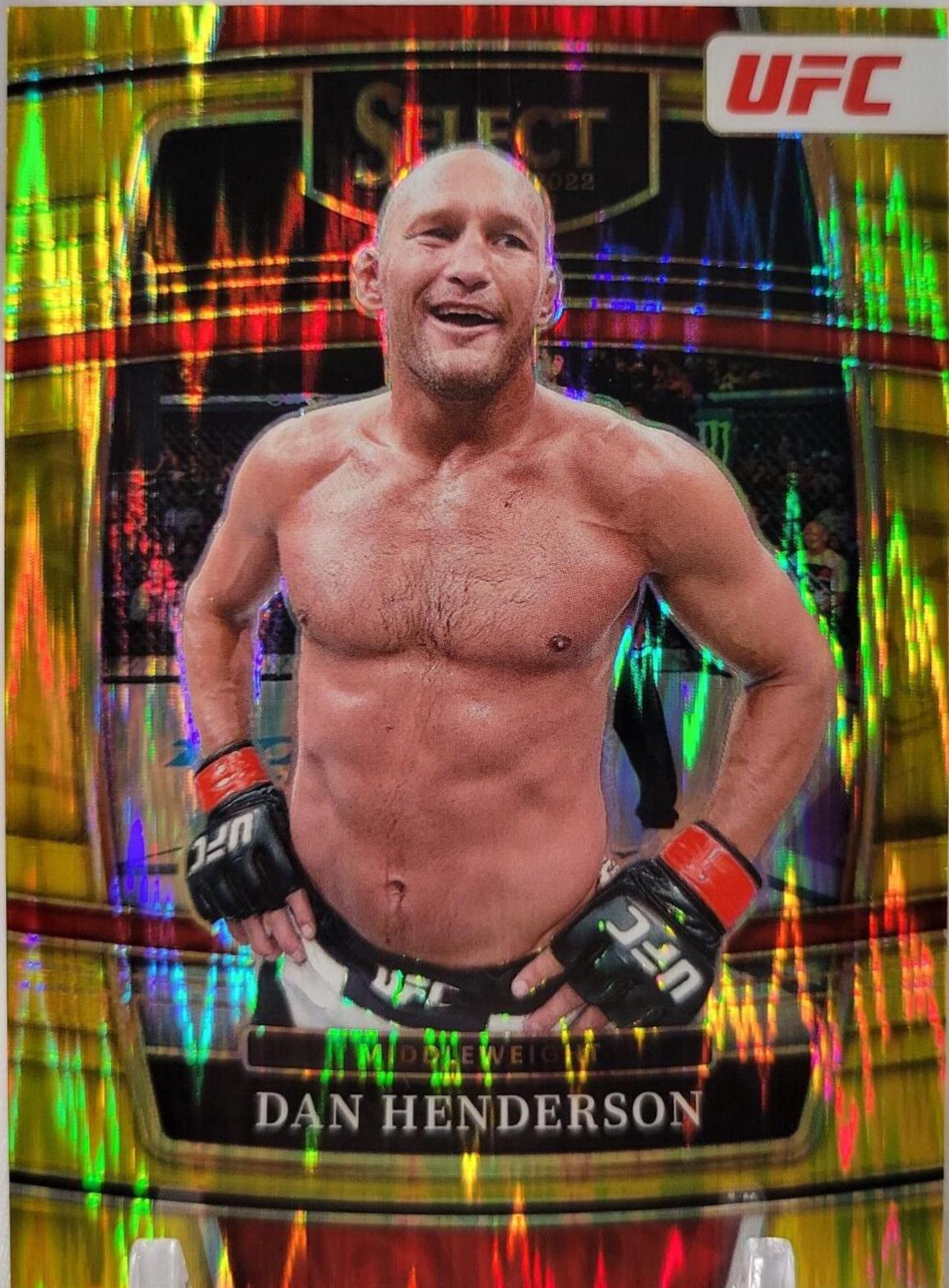 Dan Henderson 2022 Panini Select UFC Concourse #32 Gold Flash