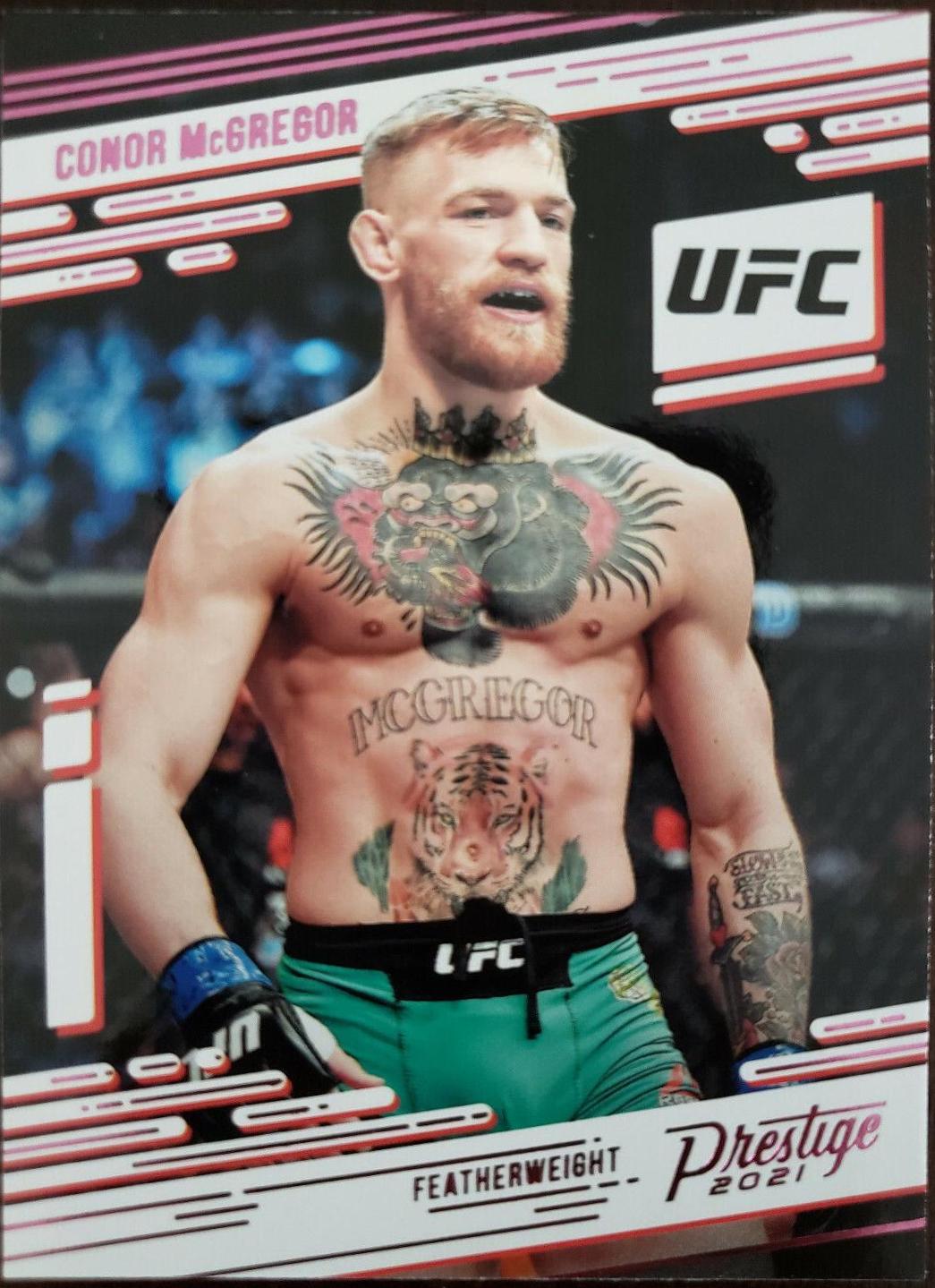 Conor McGregor 2021 Panini Chronicles UFC Base Prestige #73 Pink