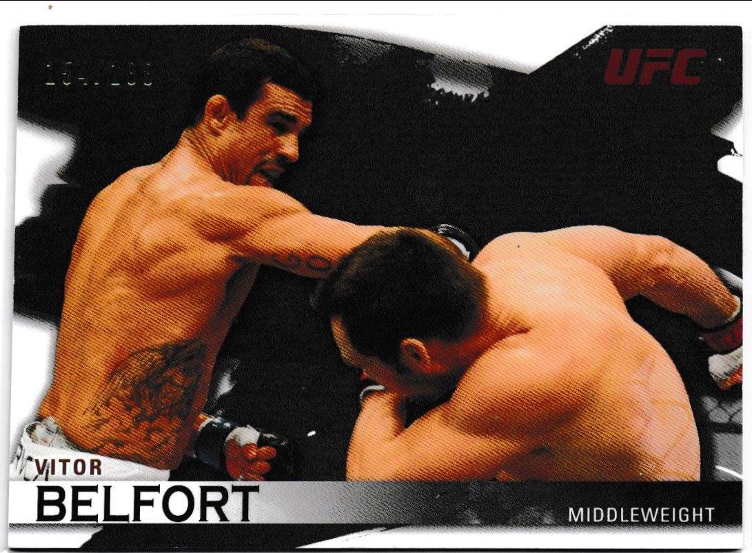 Vitor Belfort 2010 Topps UFC Knockout Base #34 Silver