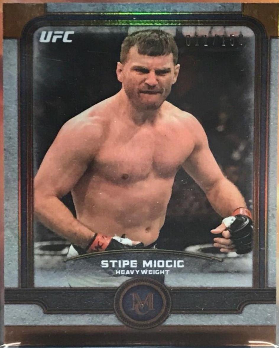 Stipe Miocic 2019 Topps UFC Museum Collection Base #26 Copper