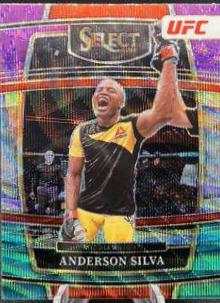 Anderson Silva 2022 Panini Select UFC Concourse #2 Tri Color
