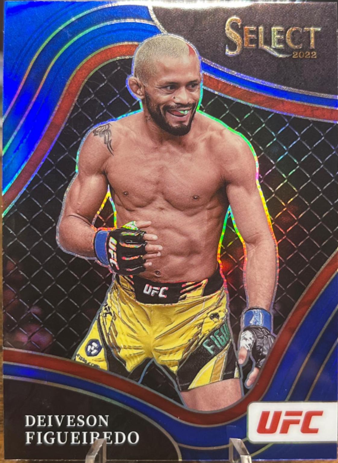 Deiveson Figueiredo 2022 Panini Select UFC Octagonside #293 Blue Prizm