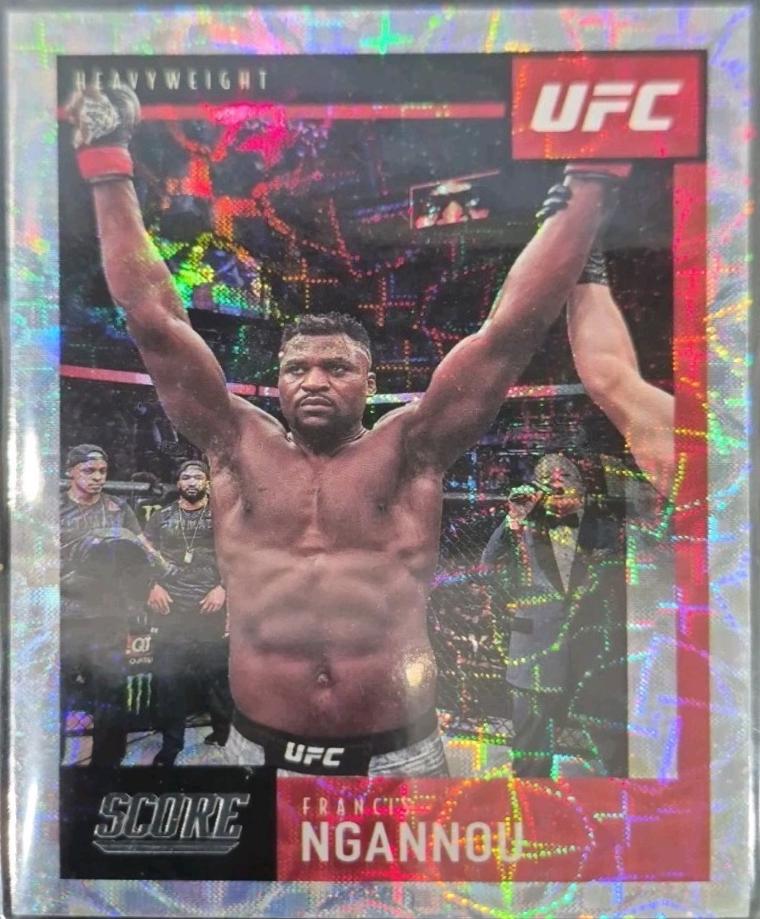 Francis Ngannou 2021 Panini Chronicles UFC Base Score #92 Asia