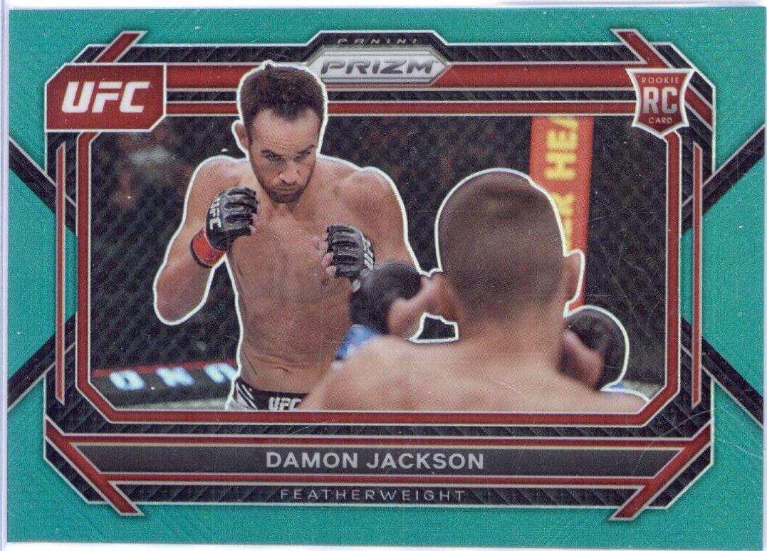 Damon Jackson 2023 Panini Prizm UFC Base #50 Teal