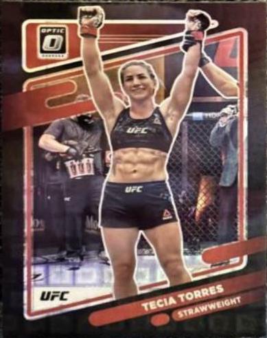 Tecia Pennington 2022 Panini Donruss Optic UFC Base #73 Black Pandora