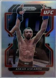 Askar Askarov 2022 Panini Prizm UFC Base #197 Silver