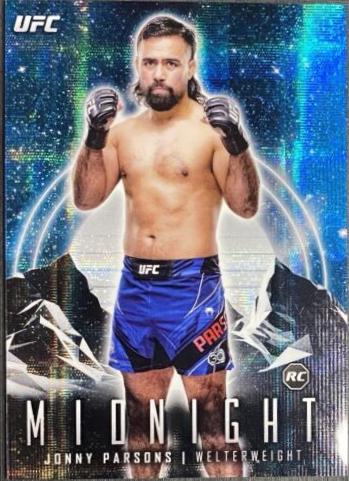 Jonny Parsons 2024 Topps Midnight UFC Base #11 Moon Beam