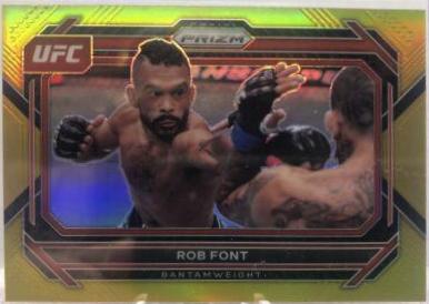 Rob Font 2023 Panini Prizm UFC Base #21 Gold