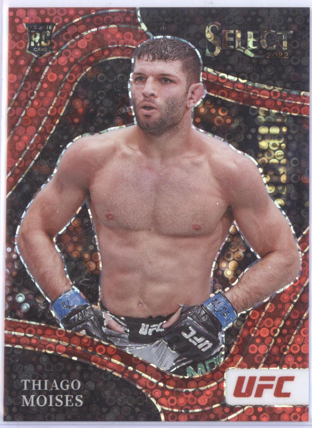 Thiago Moises 2022 Panini Select UFC Octagonside #216 Red Disco