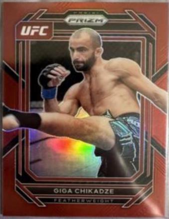 Giga Chikadze 2023 Panini Prizm UFC Base #137 Red