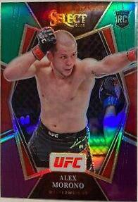 Alex Morono 2022 Panini Select UFC Premier Level #200 Green and Purple