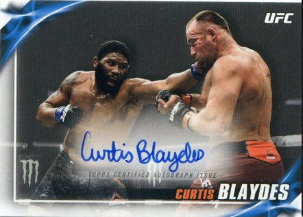 Curtis Blaydes 2019 Topps UFC Knockout Knockout Autographs #KA-CB Red