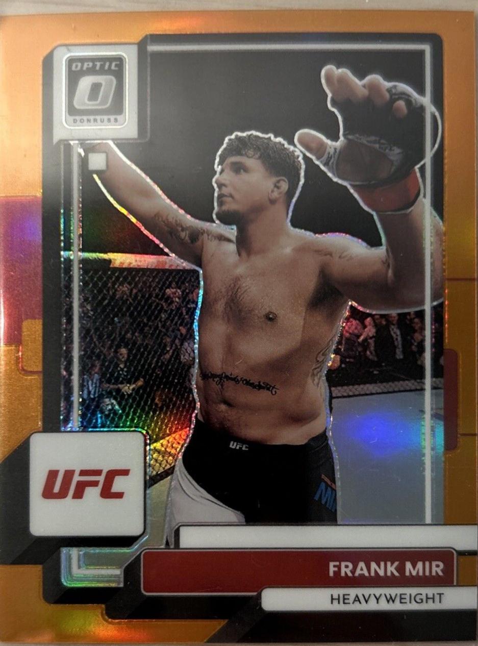 Frank Mir 2023 Panini Donruss Optic UFC Base #22 Orange