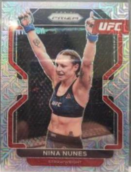 Nina Nunes 2022 Panini Prizm UFC Base #160 Mojo