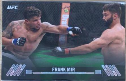Frank Mir 2017 Topps UFC Knockout Base #15 Green