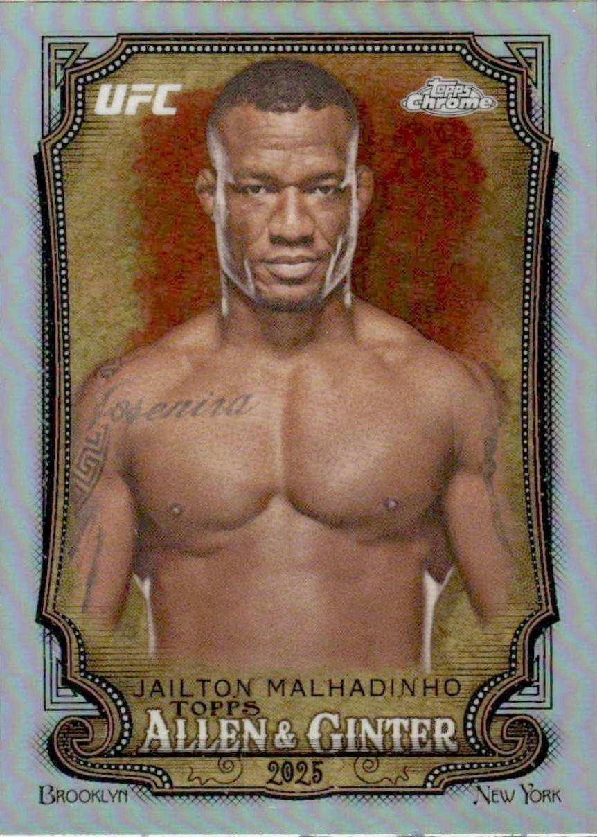 Jailton Almeida 2025 Topps Chrome UFC Allen & Ginter #AAG-22 Refractor