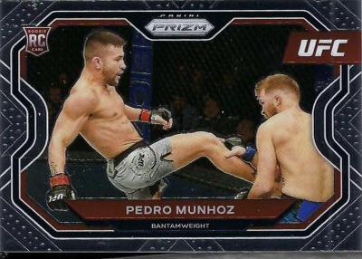 Pedro Munhoz 2021 Panini Prizm UFC Base #155 Teal
