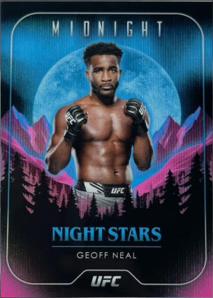 Geoff Neal 2024 Topps Midnight UFC Night Stars #NS-17 Moon Beam
