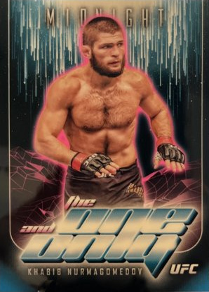 Khabib Nurmagomedov 2024 Topps Midnight UFC The One and Only #TO-11 Black Light
