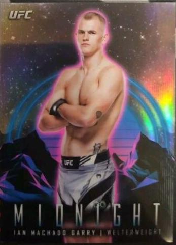 Ian Machado Garry 2024 Topps Midnight UFC Base #13 Moon Beam