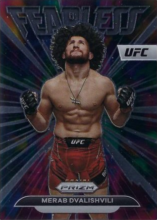Merab Dvalishvili 2023 Panini Prizm UFC Fearless #21 Green