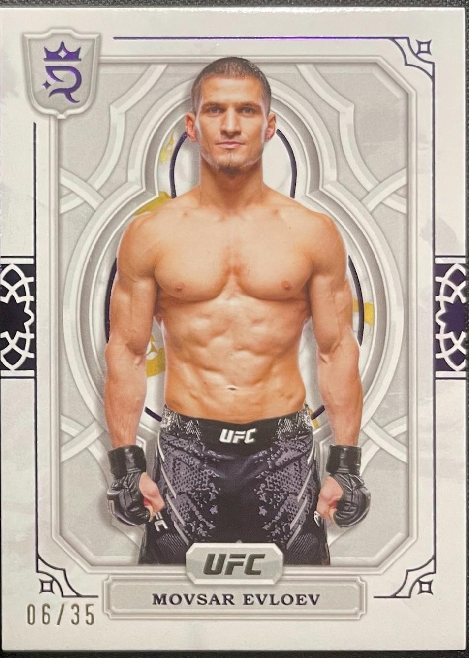 Movsar Evloev 2024 Topps Royalty UFC Base #68 Purple