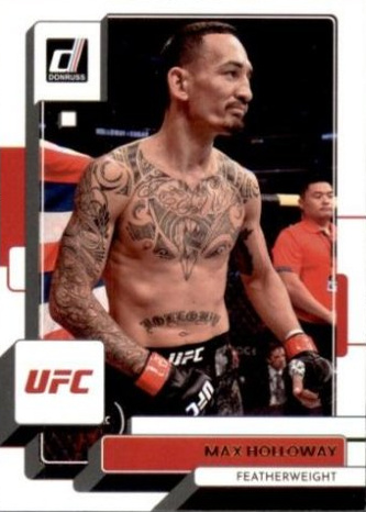 Max Holloway 2023 Panini Donruss UFC Base #145 Black