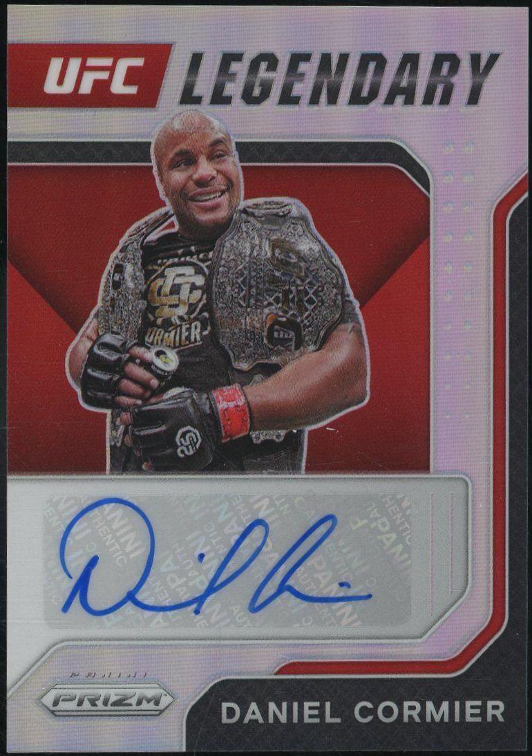 Daniel Cormier 2022 Panini Prizm UFC Legendary Signatures #18 Silver