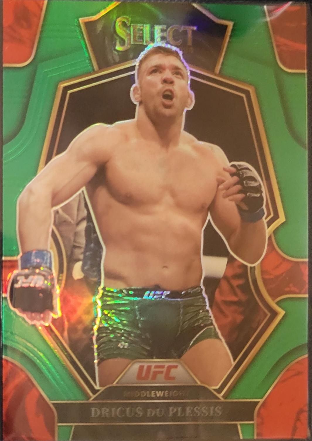 Dricus Du Plessis 2023 Panini Select UFC Concourse #24 Green