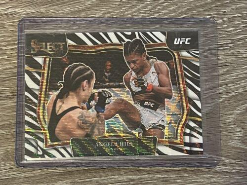 Angela Hill 2023 Panini Select UFC Octagonside #244 Zebra