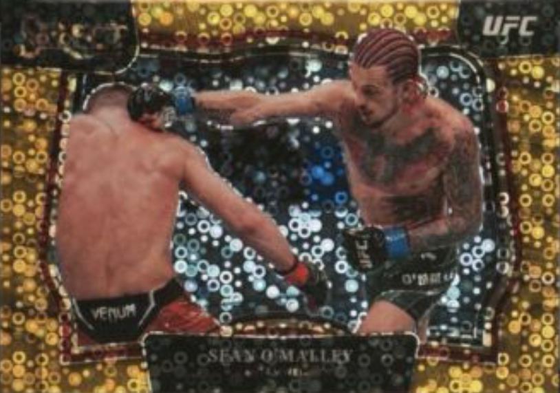 Sean O'Malley 2023 Panini Select UFC Octagonside #227 Gold Disco