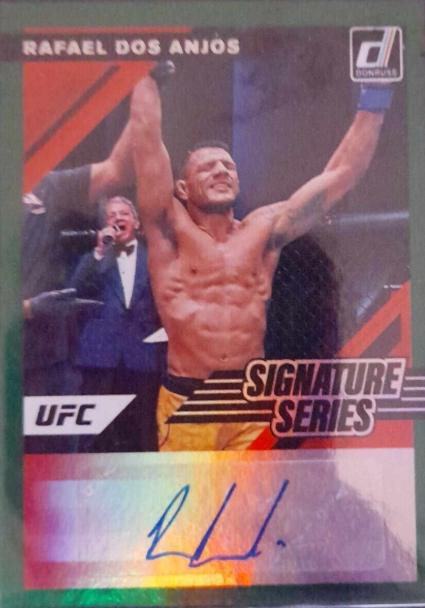 Rafael Dos Anjos 2022 Panini Donruss UFC Signature Series #87 Green