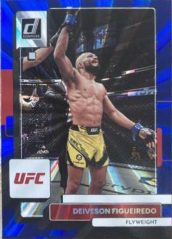 Deiveson Figueiredo 2023 Panini Donruss UFC Base #110 Blue Laser