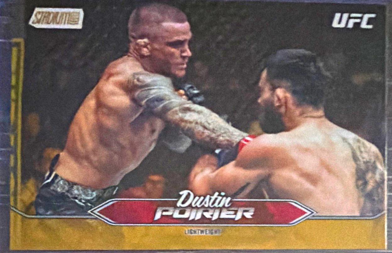 Dustin Poirier 2025 Topps Stadium Club UFC Base #138 Gold