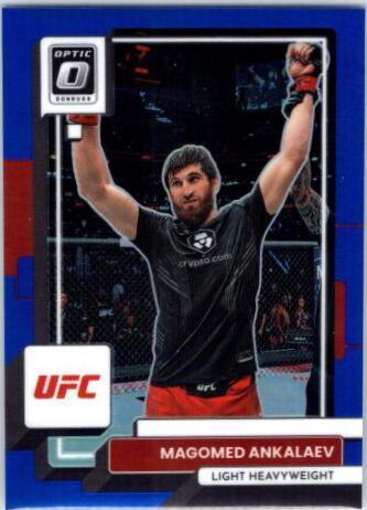 Magomed Ankalaev 2023 Panini Donruss Optic UFC Base #55 Blue