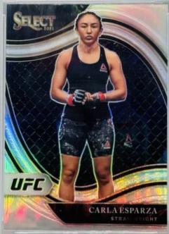 Carla Esparza 2021 Panini Select UFC Octagonside #210 Disco
