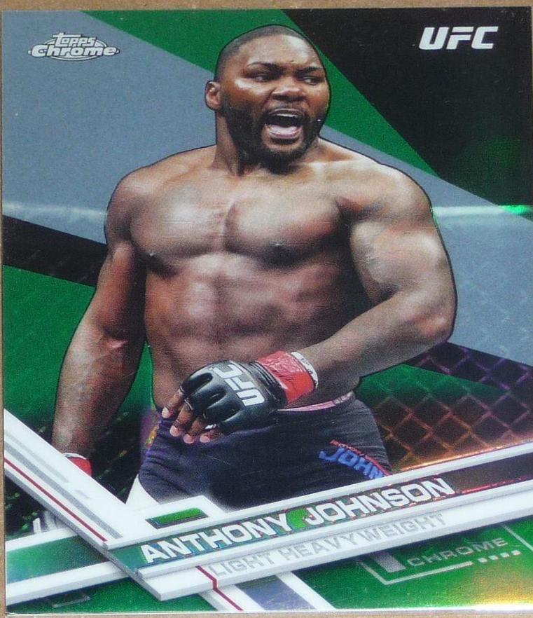 Anthony Johnson 2017 Topps Chrome UFC Base #57 Green