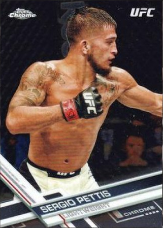Sergio Pettis 2017 Topps Chrome UFC Base #6 Orange