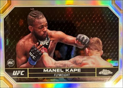 Manel Kape 2024 Topps Chrome UFC Base #119 Red Refractor