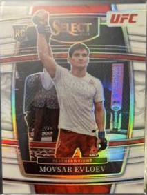 Movsar Evloev 2022 Panini Select UFC Concourse #43 Blue
