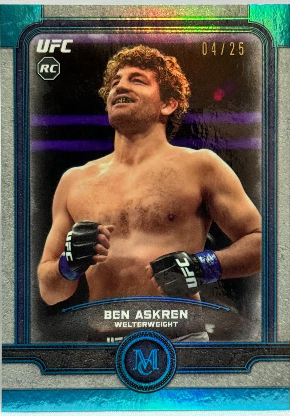 Ben Askren 2019 Topps UFC Museum Collection Base #16 Canvas