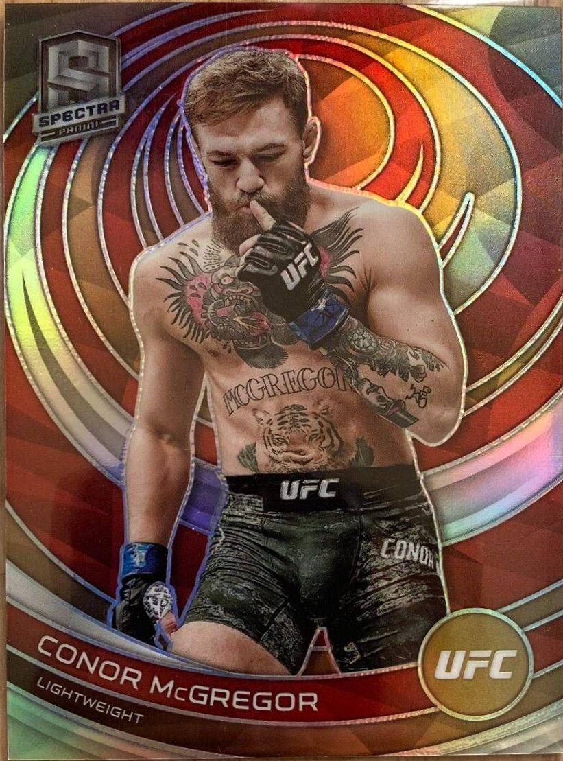 Conor McGregor 2023 Panini Chronicles UFC Base Spectra #400 Green