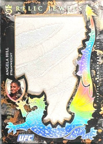 Angela Hill 2025 Topps Royalty UFC Relic Jewels #RJ-AH Platinum