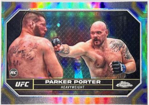 Parker Porter 2024 Topps Chrome UFC Base #142 Refractor